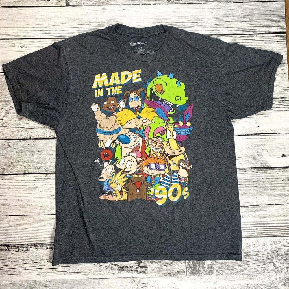 Nickelodeon "Made in the 90s" Cartoons T Shirt
